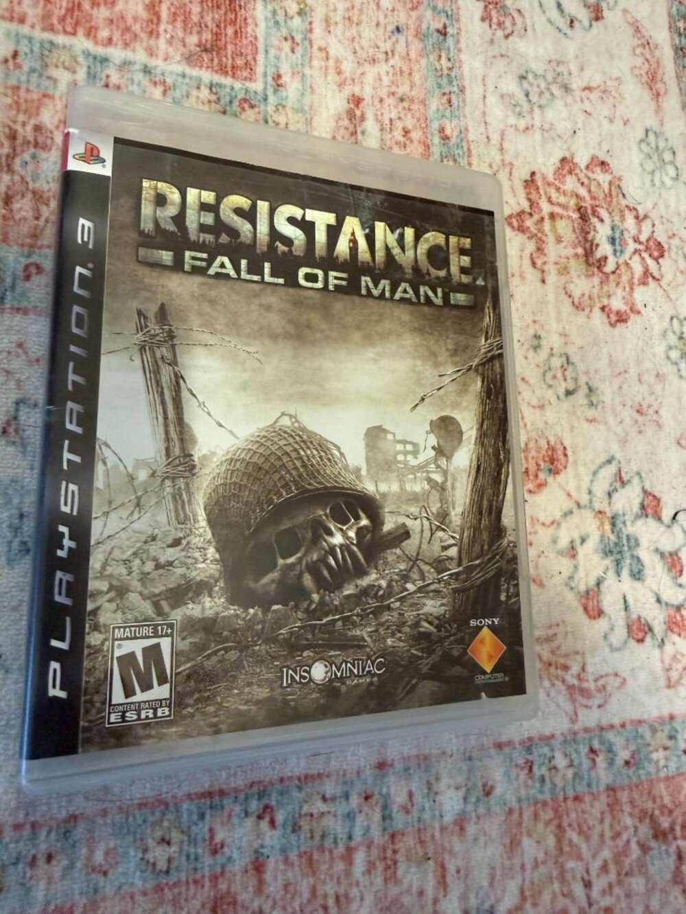 Resistance Fall of Man Sony PlayStation 3 PS3 2006 Game & Case No Manual USA